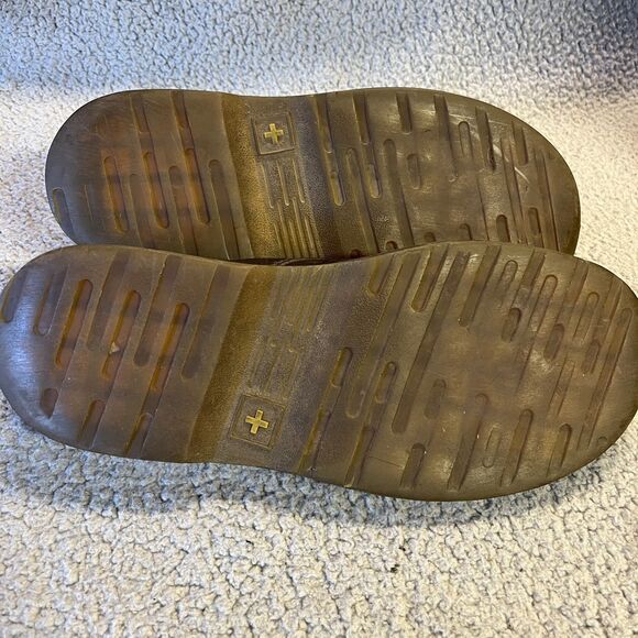 Dr. Martens Nevin Lace Up Leather Shoes Mens 11 US 45 EU Brown Split Toe Oxford - Picture 10 of 12